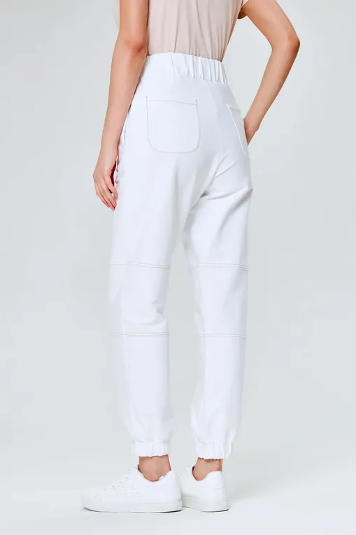 Брюки Max Mara Leisure BADESSE 241678108 003 WHITE