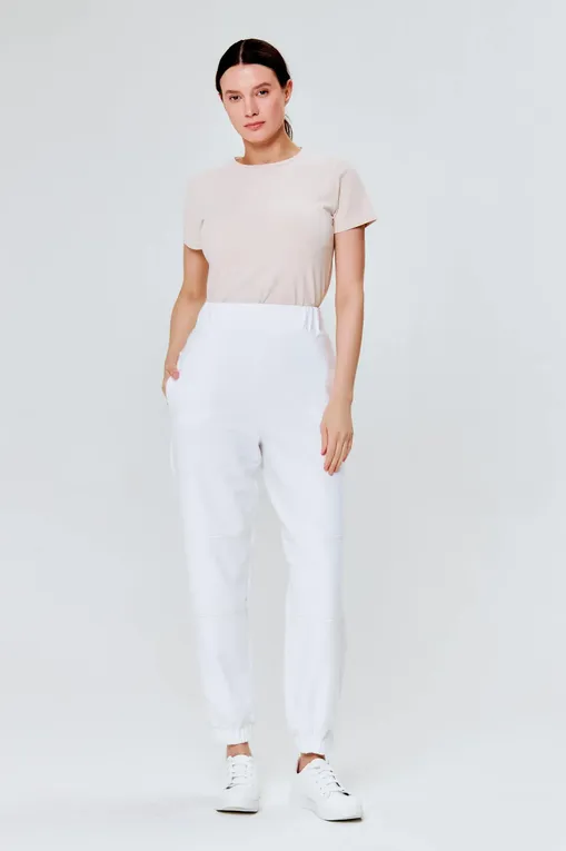 Брюки Max Mara Leisure BADESSE 241678108 003 WHITE
