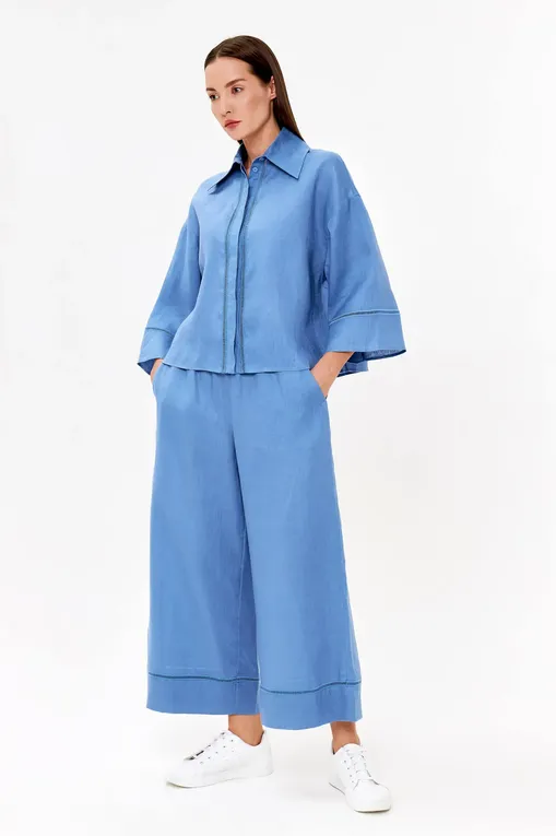 Брюки Max Mara Leisure BRAMA 241613104 005 SKY BLUE