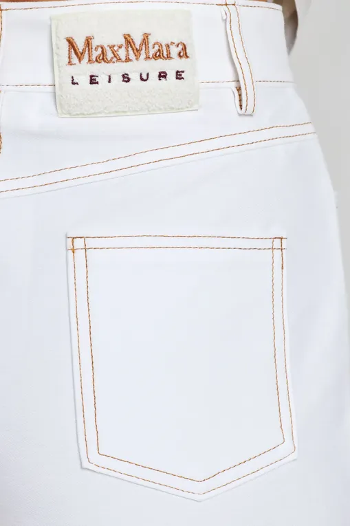 Брюки Max Mara Leisure FOSTER 241678101 003 WHITE