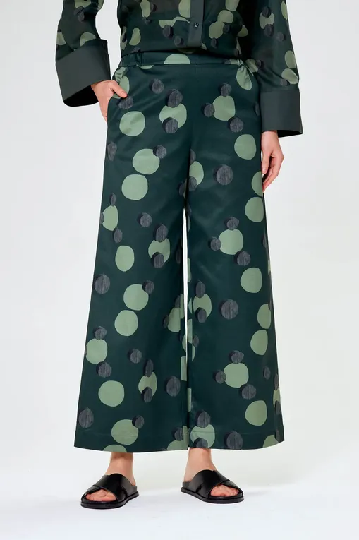 Брюки Max Mara Leisure GALLI 241613101 002 DARK GREEN