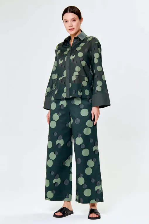 Брюки Max Mara Leisure GALLI 241613101 002 DARK GREEN
