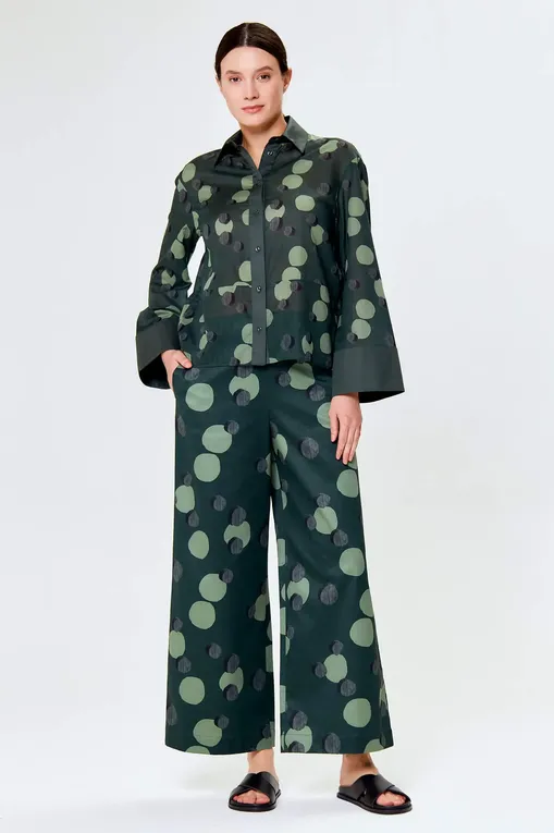 Брюки Max Mara Leisure GALLI 241613101 002 DARK GREEN