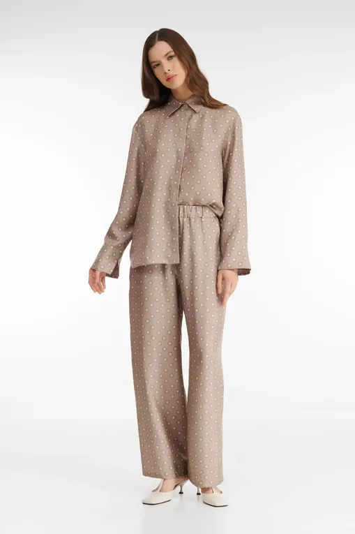 Брюки Max Mara Leisure VIK 242613603 002 BEIGE