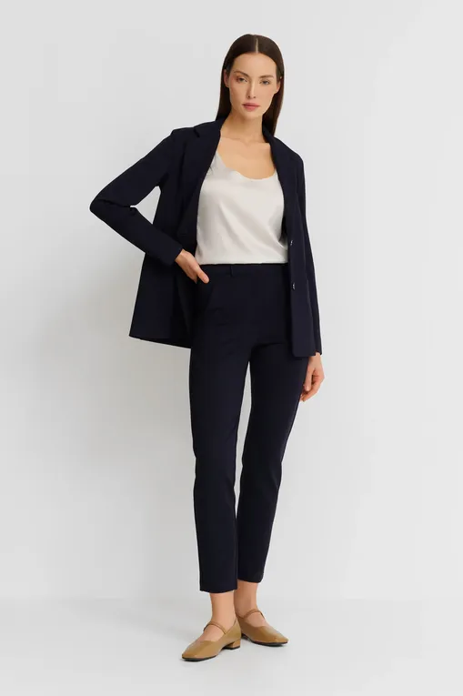 Брюки Max Mara Leisure ADEPTO 242678602 002 NAVY