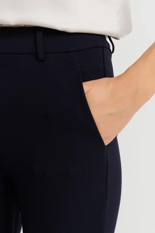 Брюки Max Mara Leisure ADEPTO 242678602 002 NAVY