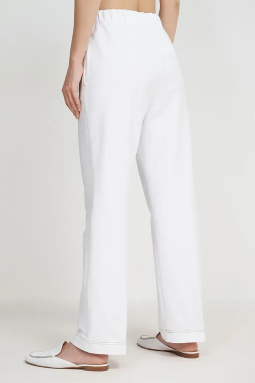 Брюки Max Mara Leisure BALLATA 241678110 003 WHITE