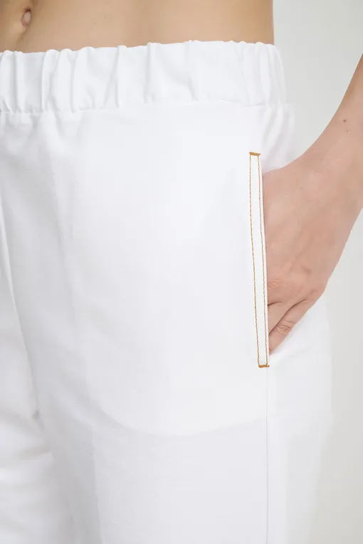 Брюки Max Mara Leisure BALLATA 241678110 003 WHITE