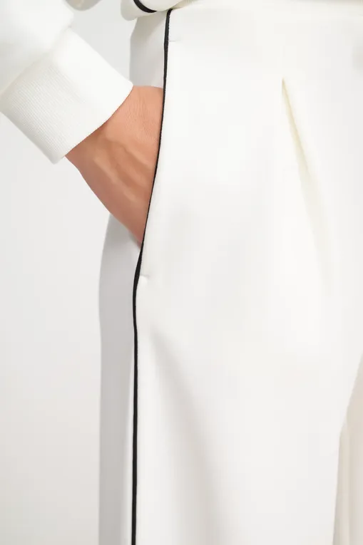 Брюки Max Mara Leisure CURVE 242678606 001 WHITE