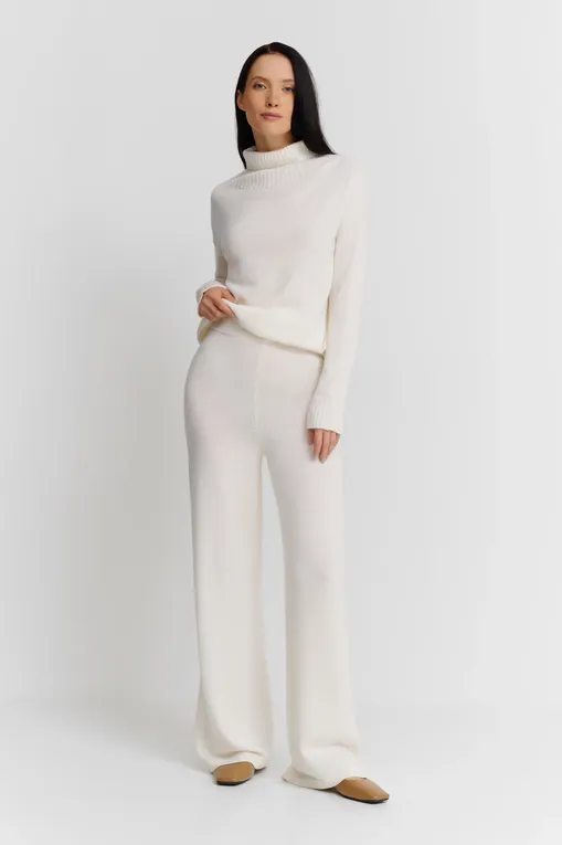 Брюки Max Mara Leisure EPOPEA 242633603 001 WHITE