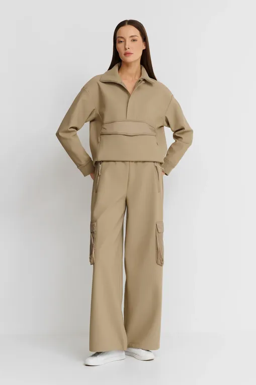 Брюки Max Mara FILANTE 242678616 001 TURTLEDOVE