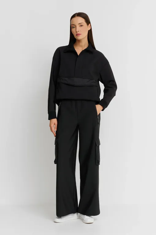 Брюки Max Mara FILANTE 242678616 002 BLACK