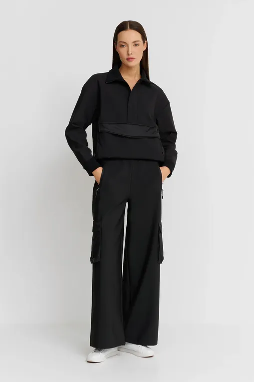 Брюки Max Mara FILANTE 242678616 002 BLACK