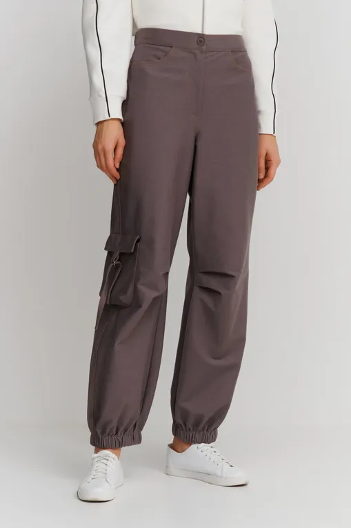 Брюки Max Mara Leisure FLORES 242678611 002 HAZELNUT BROWN