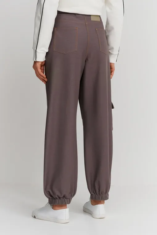 Брюки Max Mara Leisure FLORES 242678611 002 HAZELNUT BROWN