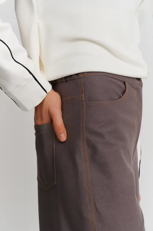 Брюки Max Mara Leisure FLORES 242678611 002 HAZELNUT BROWN