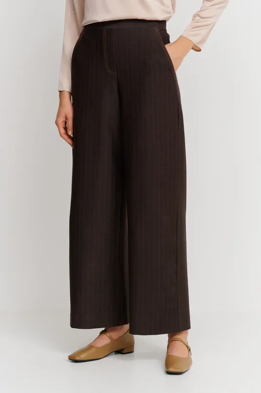 Брюки Max Mara Leisure FOGGIA 242678610 005 BROWN