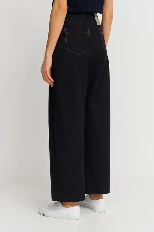 Брюки Max Mara Leisure FOGGIA 242678610 003 NAVY