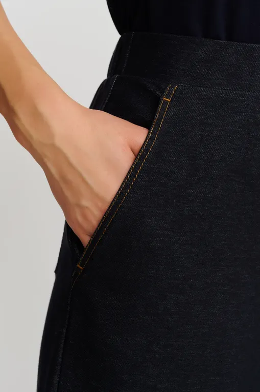 Брюки Max Mara Leisure FOGGIA 242678610 003 NAVY