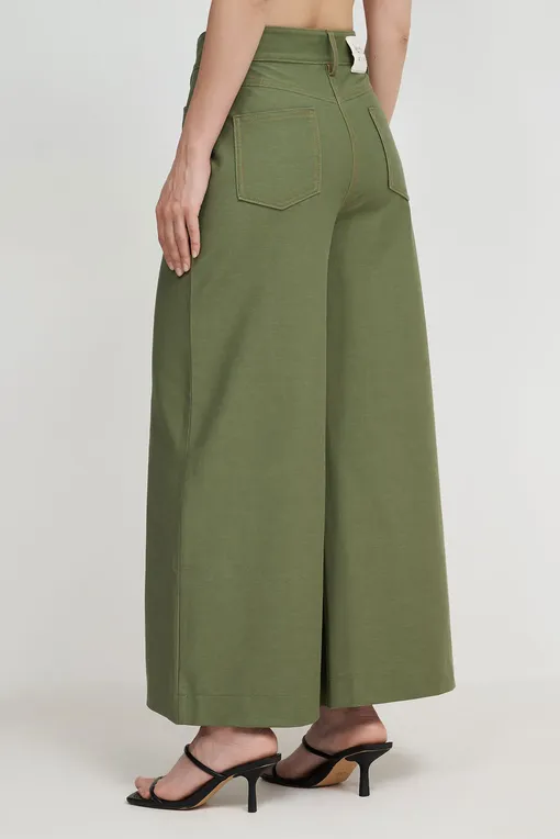 Брюки Max Mara Leisure FOSTER 241678101 002 SAGE GREEN