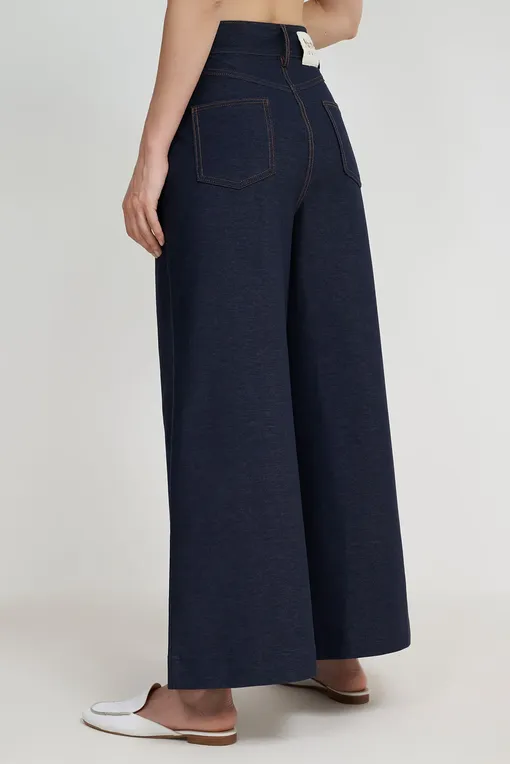 Брюки Max Mara Leisure FOSTER 241678101 004 NAVY