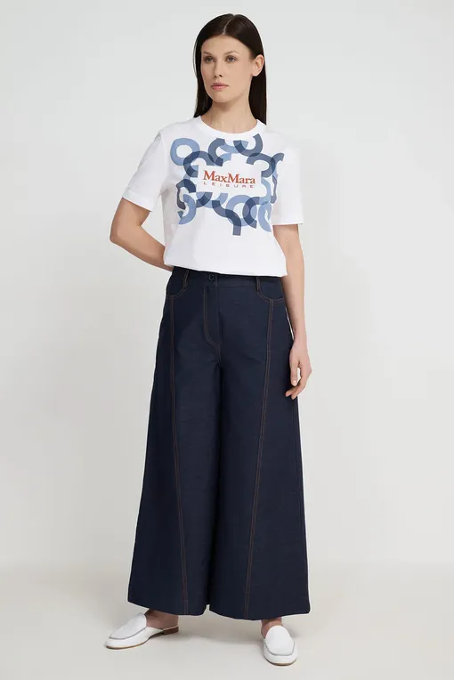 Брюки Max Mara Leisure FOSTER 241678101 004 NAVY