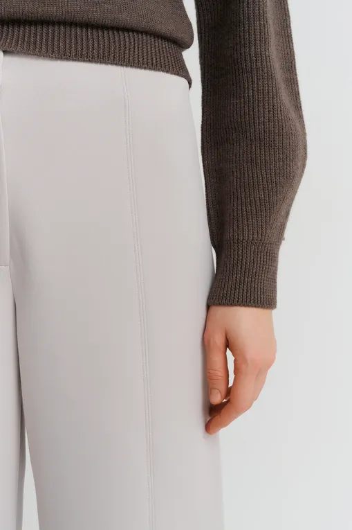 Брюки Max Mara Leisure LAERTE 242678614 001 PEARL GREY