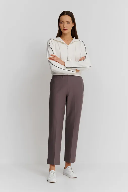 Брюки Max Mara Leisure QUIETE 242678604 002 HAZELNUT BROWN