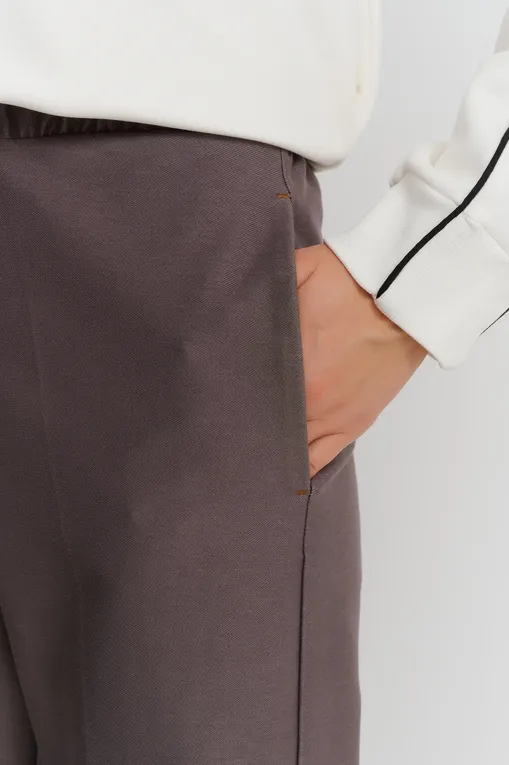 Брюки Max Mara Leisure QUIETE 242678604 002 HAZELNUT BROWN