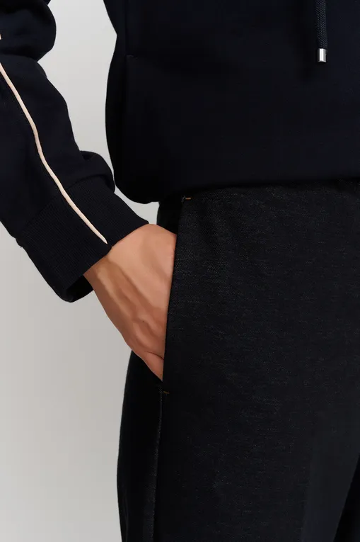 Брюки Max Mara Leisure QUIETE 242678604 003 NAVY