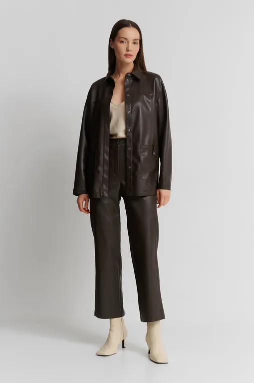 Брюки Max Mara Leisure STRUZZO 242678609 003 BROWN