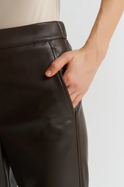 Брюки Max Mara Leisure STRUZZO 242678609 003 BROWN