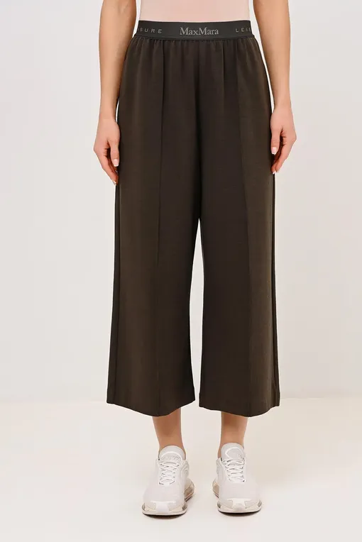 Брюки Max Mara TERMOLI 37810426 004 DARK GREY GREEN