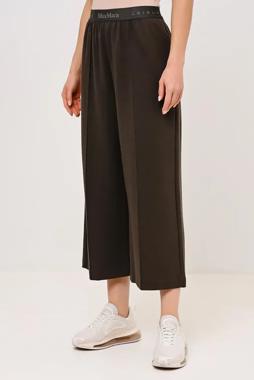 Брюки Max Mara TERMOLI 37810426 004 DARK GREY GREEN