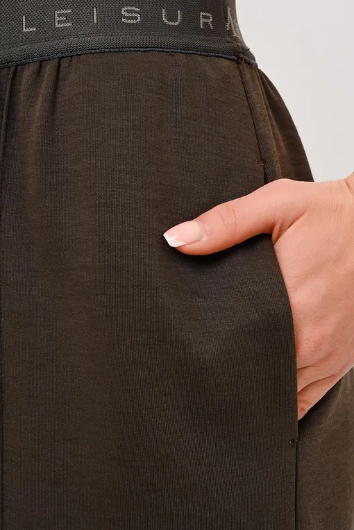 Брюки Max Mara TERMOLI 37810426 004 DARK GREY GREEN