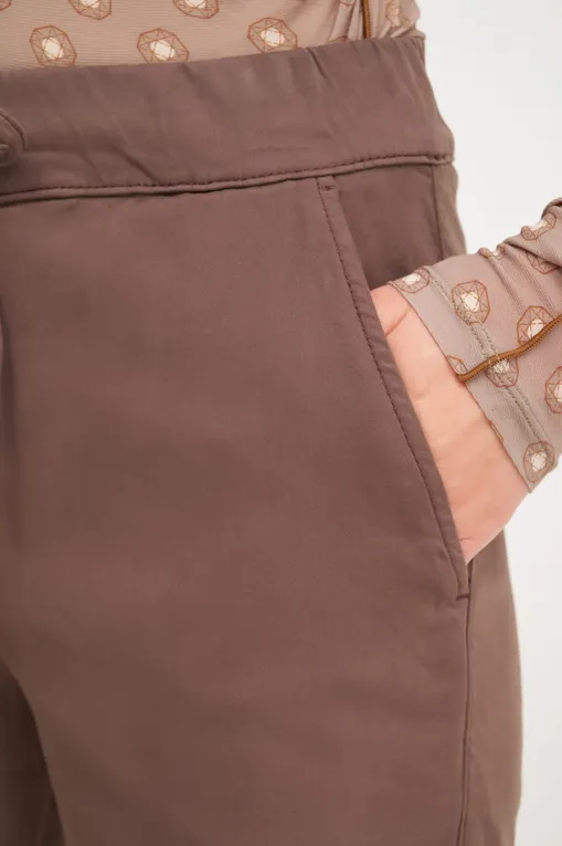 Брюки Max Mara Leisure TERRENO 242613602 003 HAZELNUT BROWN