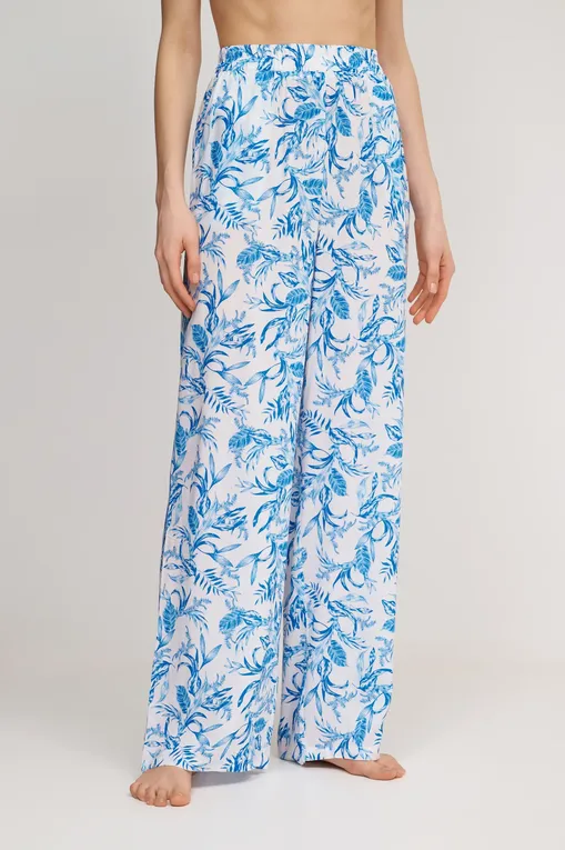 Брюки Melissa Odabash Olivia CR Blue Leaf