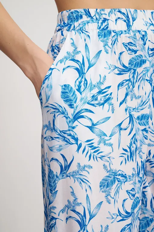 Брюки Melissa Odabash Olivia CR Blue Leaf