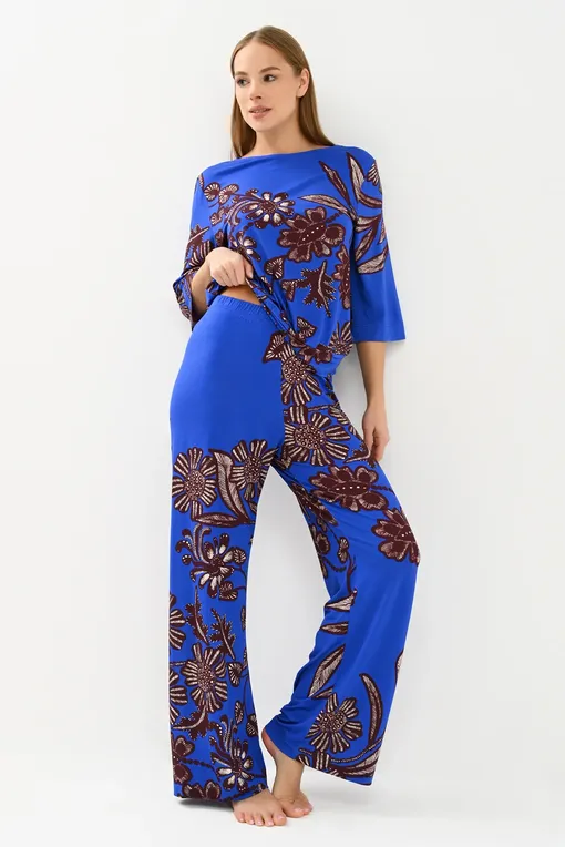 Брюки домашние Mey 17566 898 electric blue