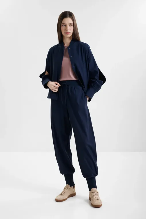Брюки MM by MaxMara ADERIRE 252678609 002 ULTRAMARINE