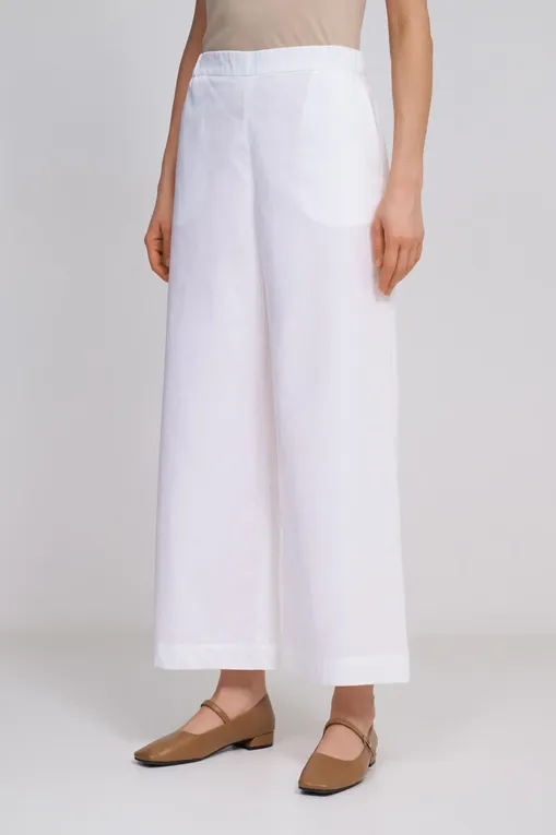 Брюки MM by MaxMara ANTILLE 251613101 001 OPTICAL WHITE