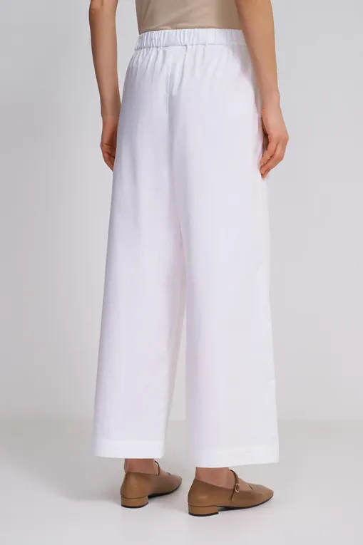 Брюки MM by MaxMara ANTILLE 251613101 001 OPTICAL WHITE