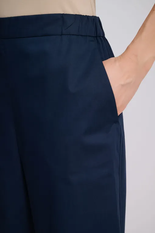 Брюки MM by MaxMara ANTILLE 251613101 006 NAVY