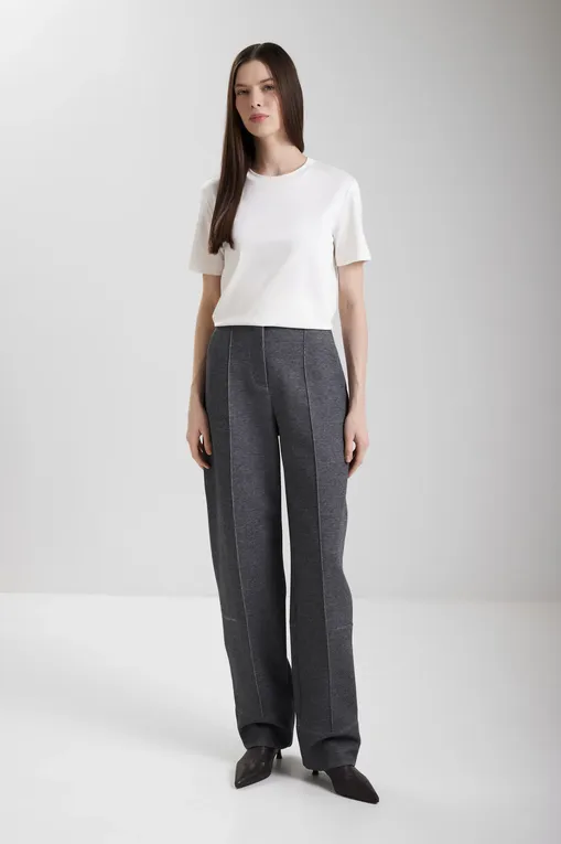 Брюки MM by MaxMara BILL 252678610 002 DARK GREY