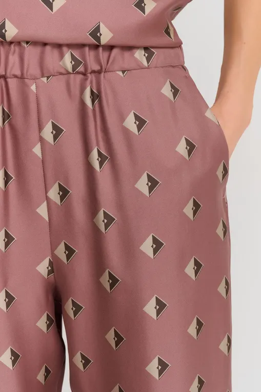 Брюки MM by MaxMara BOA 251613102 002 MAUVE