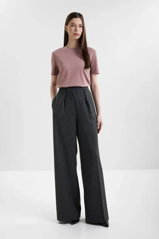 Брюки MM by MaxMara CALI 252678612 002 BLACK