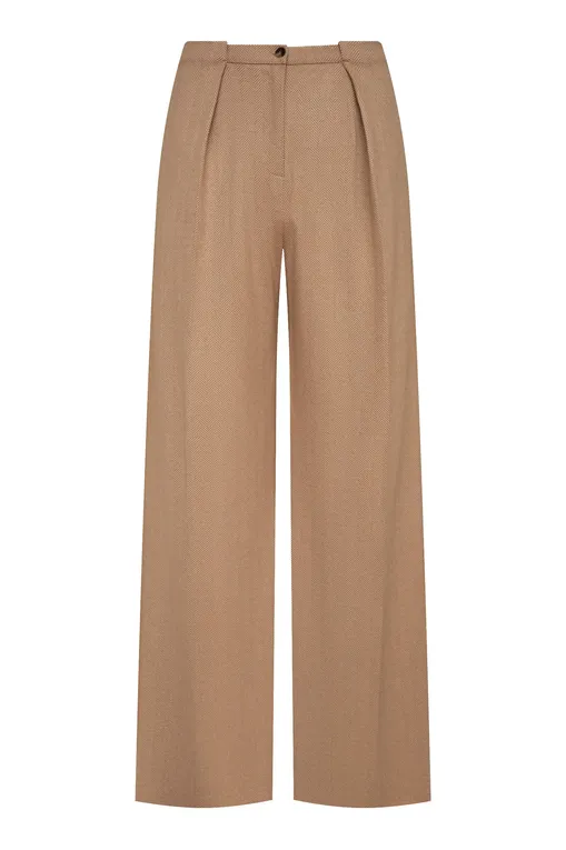 Брюки MM by MaxMara CALI 252678612 003 PEARL GREY