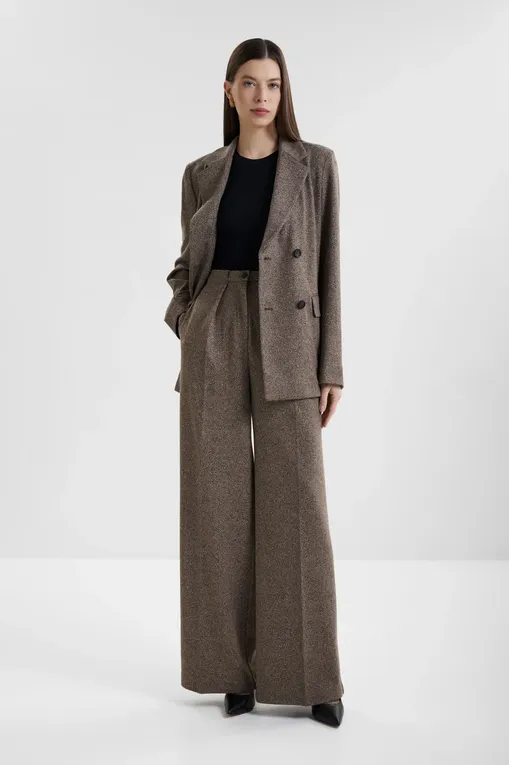 Брюки MM by MaxMara CALI 252678612 005 TOBACCO