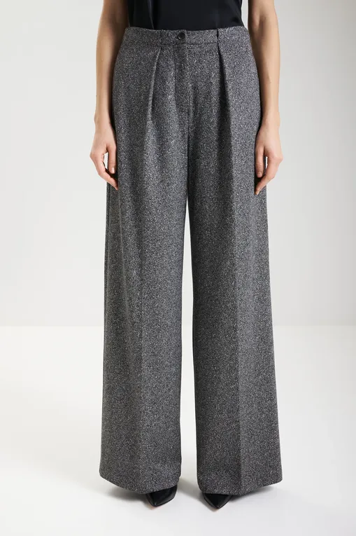 Брюки MM by MaxMara CALI 252678612 004 DARK BROWN