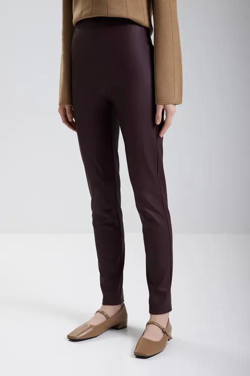 Брюки MM by MaxMara ECHO 252678606 002 BORDEAUX
